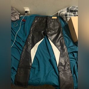 MNML Leather Jeans